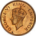 Monnaie, INDIA-BRITISH, George VI, 1/4 Anna, 1940, Bombay, FDC, Bronze, KM:530