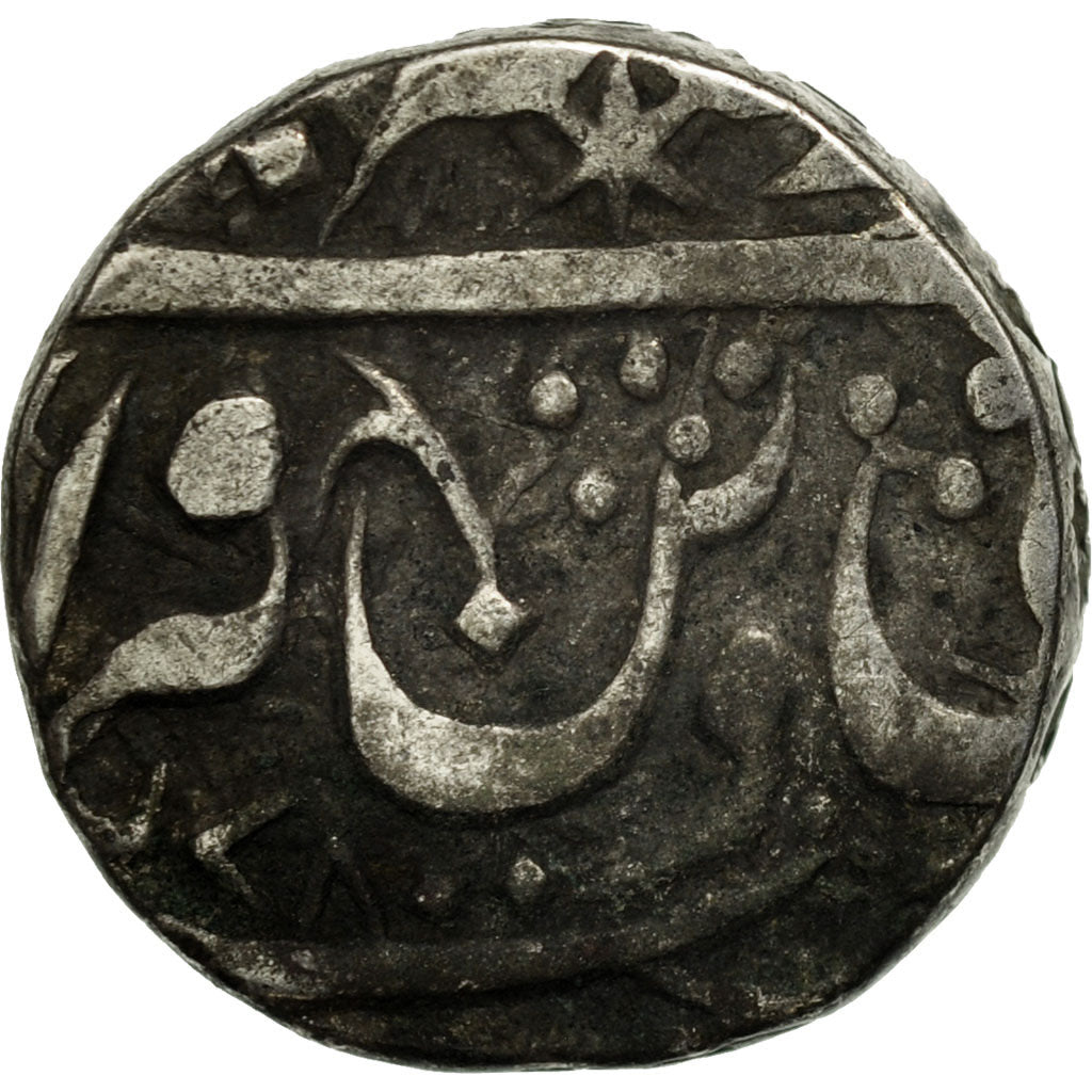 INDIA - STATI PRINCIPESCHI, DATIA, Rupee, 1861, BB, Argento, KM:38
