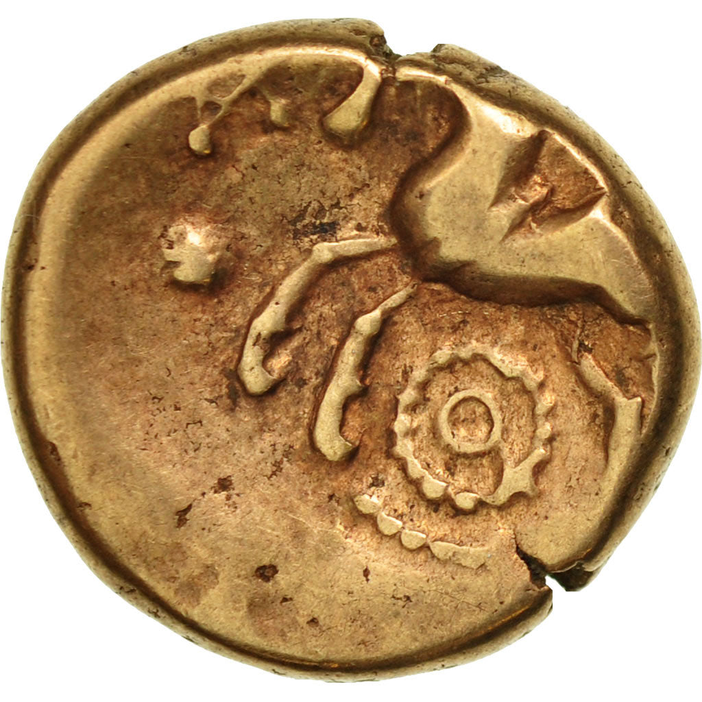 Monnaie, Rèmes, Statère, TB, Or, Delestrée:591