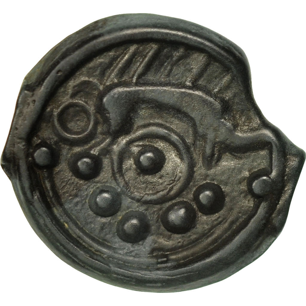 Coin, Suessiones, Potin, AU(50-53), Potin, Delestrée:531A