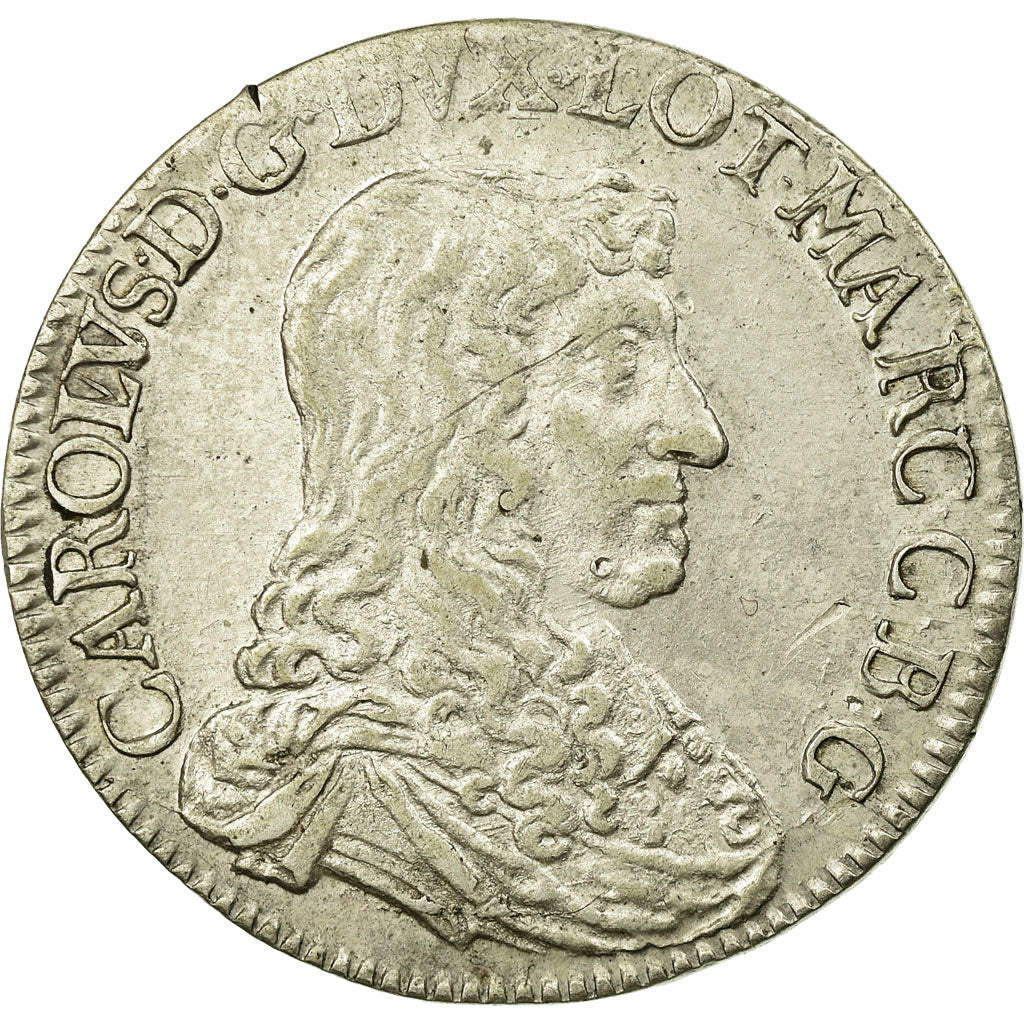 Coin, German States, LORRAINE, Teston, Nancy, EF(40-45), Silver, KM:62