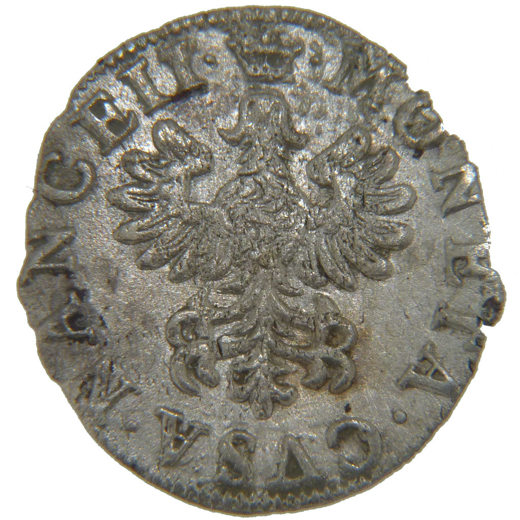 FRANCE, Double Denarius, EF(40-45), Silver, Boudeau #1558, 1.00