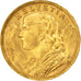 Coin, Switzerland, 20 Francs, 1930, Bern, MS(64), Gold, KM:35.1