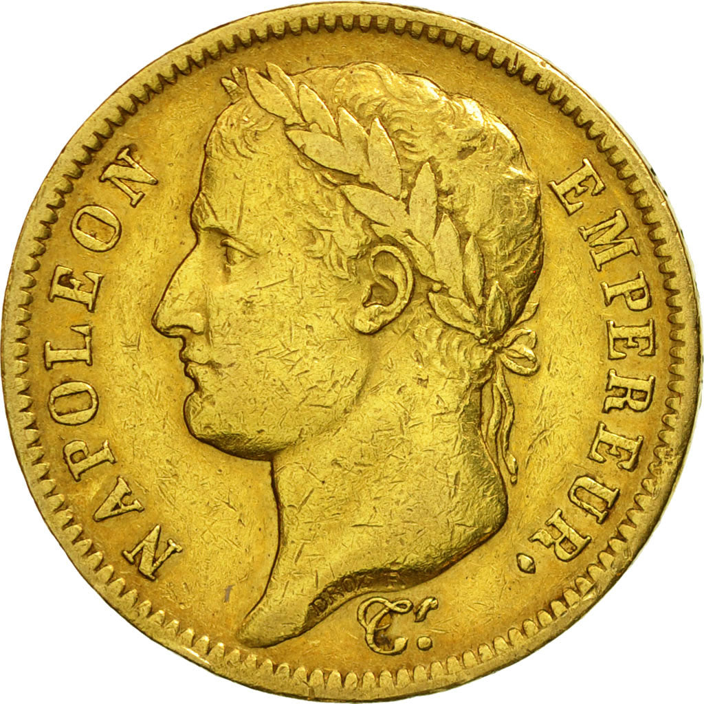 Coin, France, Napoléon I, 40 Francs, 1811, Paris, EF(40-45), Gold, KM:696.1