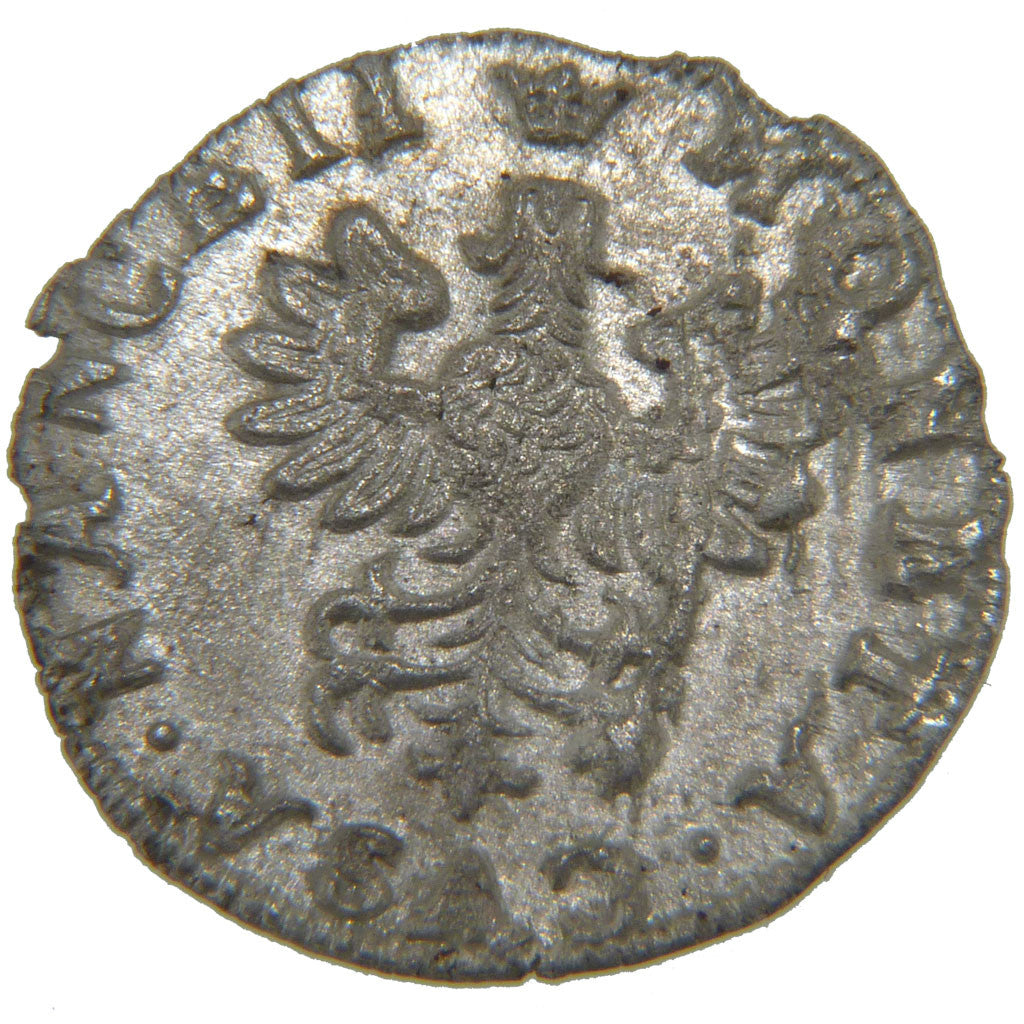 FRANCE, Double Denarius, EF(40-45), Silver, Boudeau #1558, 1.00