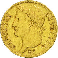 Francia, Napoléon I, 20 Francs, 1812, Paris, MBC, Oro, KM:695.1, Gadoury:1025