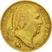 France, Louis XVIII, 20 Francs, 1818, Lille, TTB, Or, KM:712.9