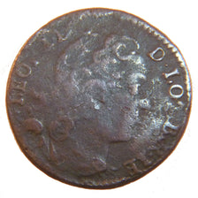 FRANCE, Liard de Lorraine, 1727, VF(30-35), Copper, Boudeau #1594, 2.10