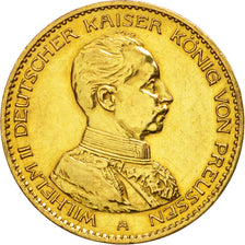 Moneda, Estados alemanes, PRUSSIA, Wilhelm II, 20 Mark, 1914, Berlin, EBC, Oro