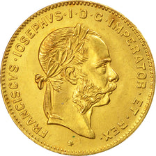 Austria, Franz Joseph I, 4 Florin 10 Francs, 1892, MS(63), Gold, KM:2260