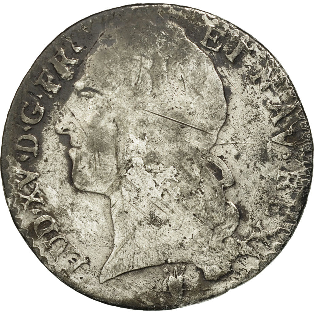 Moneta, Francja, Louis XV, 1/10 Écu au bandeau, 1/10 Ecu, 1751, Reims