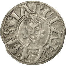 Coin, France, Limousin, Denarius, Limoges, AU(50-53), Silver, Boudeau:392