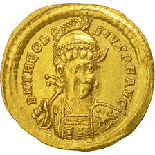 Coin, Theodosius II, Solidus, Constantinople, AU(55-58), Gold, RIC:202