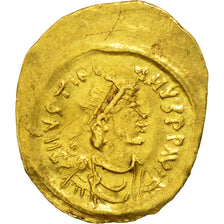 Justinian I, Tremissis, Constantinople, BB, Oro, Sear:145