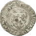 France, Charles VI, Blanc Guénar, Tours, VF(30-35), Billon, Duplessy:377A
