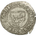 Moneda, Francia, Charles VI, Blanc Guénar, Tours, MBC, Vellón, Duplessy:377A