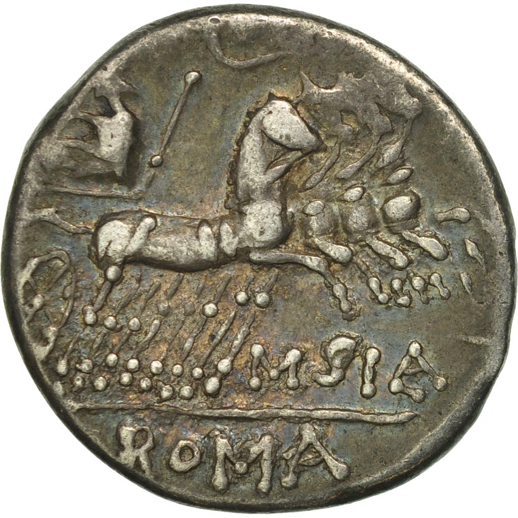 Curtia, Denarius, Rome, BB, Argento, Crawford:285/2