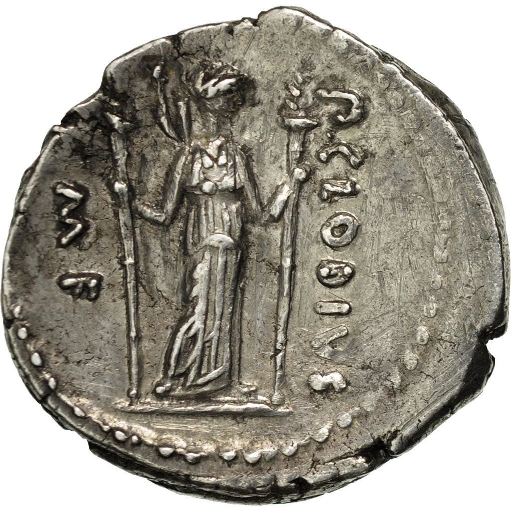 Coin, Claudia, Denarius, Rome, AU(55-58), Silver, Crawford:494/23