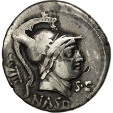 Monnaie, Axia, Denier, Rome, TTB, Argent, Crawford:400/1b