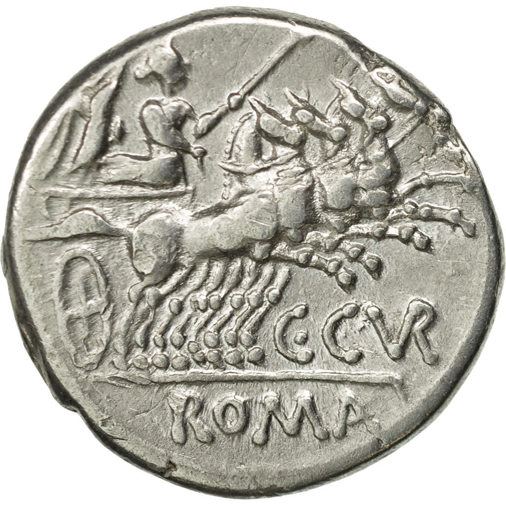 Curiatia, Denarius, Rome, AU(50-53), Silver, Crawford:223/1