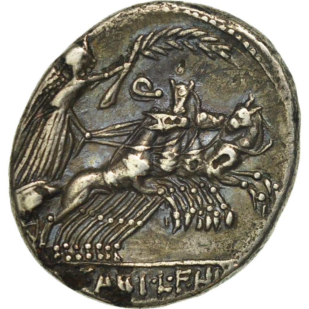 Annia and Fabia, Denarius, North Italy, MBC, Plata, Crawford:366/2a