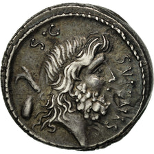 Moneda, Nonia, Denarius, Rome, MBC+, Plata, Crawford:421/1