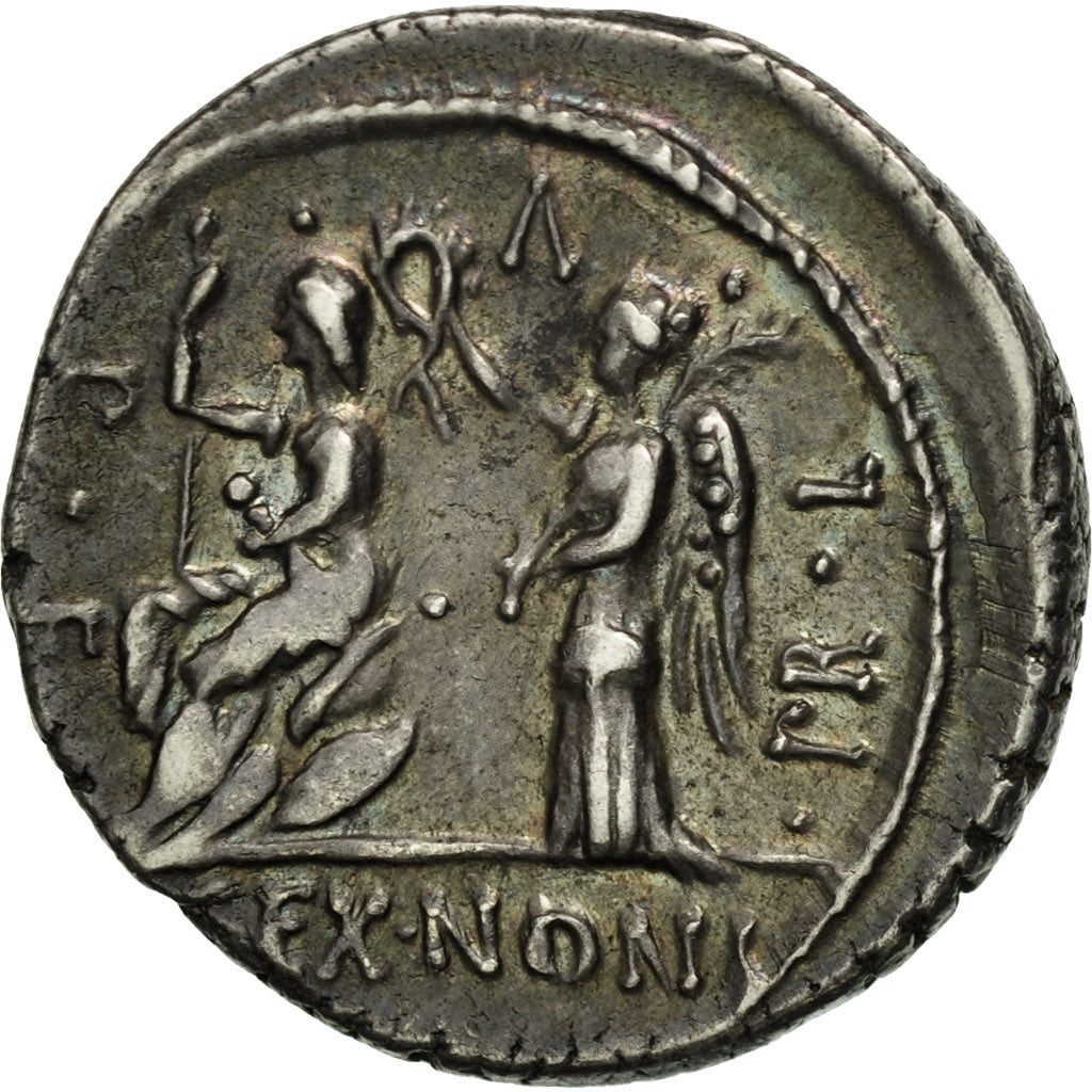 Coin, Nonia, Denarius, Rome, AU(50-53), Silver, Crawford:421/1
