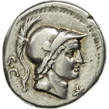 Rustia, Denier, Rome, TTB, Argent, Crawford:389/1