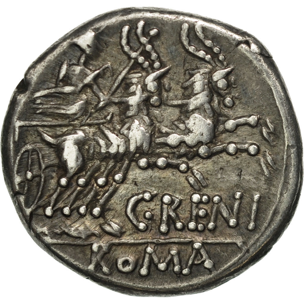 Renia, Denarius, Rome, SS+, Silber, Crawford:231/1