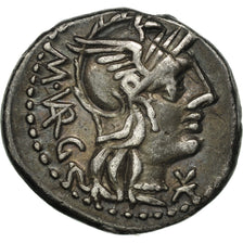 Moneda, Vargunteia, Denarius, Rome, MBC, Plata, Crawford:257/1