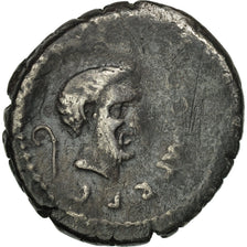 Moneda, Antonia, Denarius, BC+, Plata, Crawford:488/2