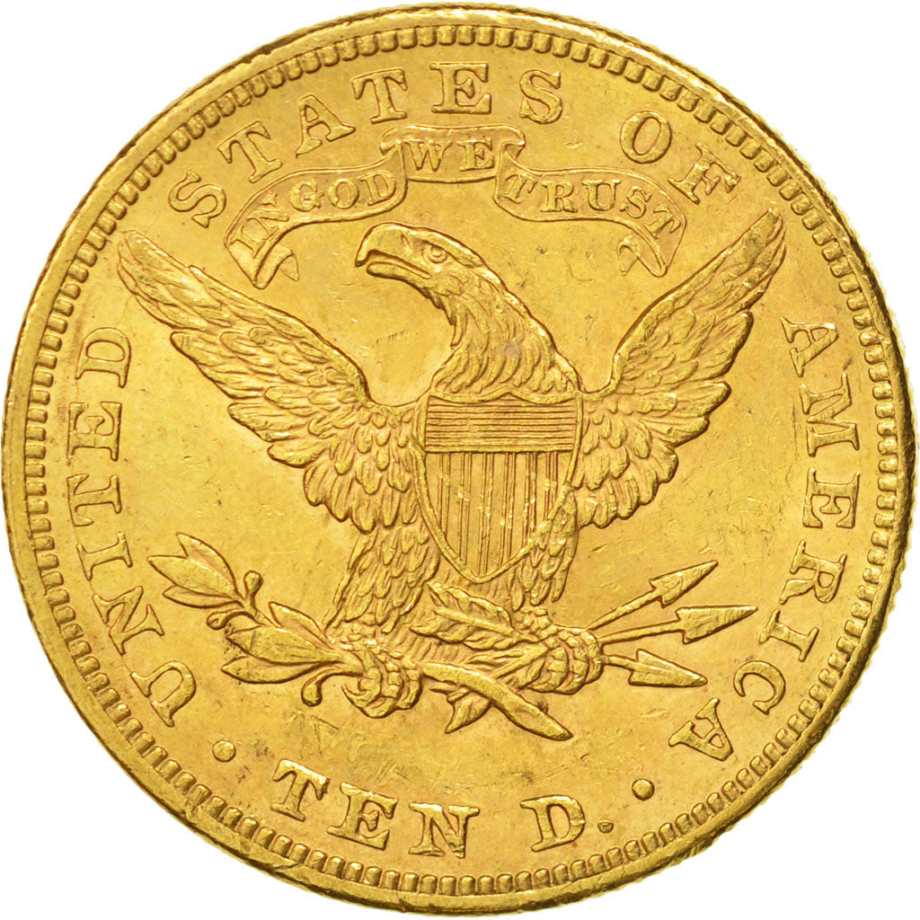 Coin, United States, Coronet Head, $10, Eagle, 1894, U.S. Mint, Philadelphia