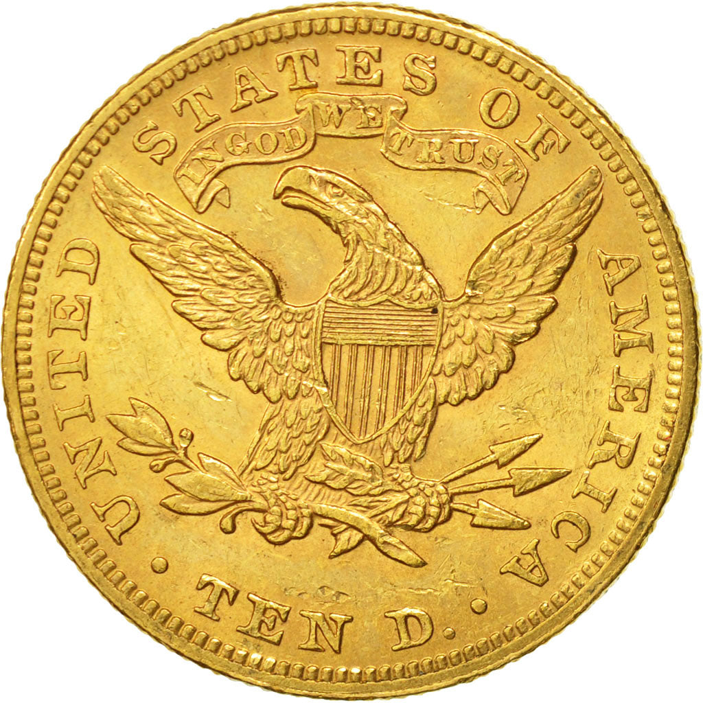 Coin, United States, Coronet Head, $10, Eagle, 1898, U.S. Mint, Philadelphia