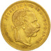 Hongrie, Franz Joseph I, 8 Forint 20 Francs, 1879, TTB, Or, KM:455.1