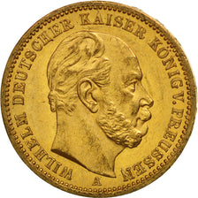 Etats allemands, PRUSSIA, Wilhelm I, 20 Mark, 1871, Berlin, SPL, Or, KM:501