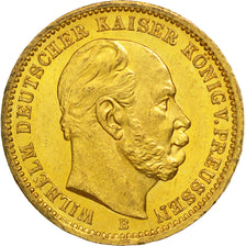 German States, PRUSSIA, Wilhelm I, 20 Mark, 1872, Hannover, MS(60-62), Gold
