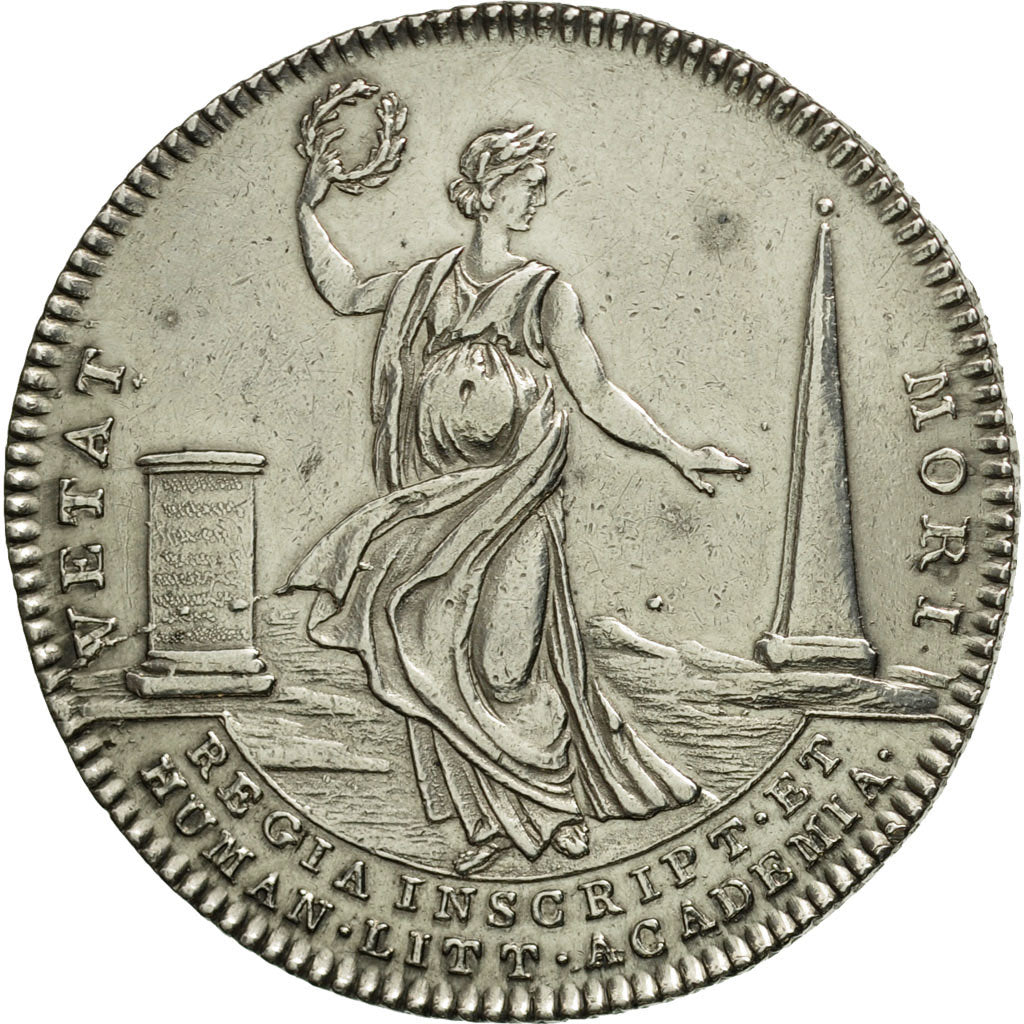 France, Token, Royal, Louis XVI, 1777, AU(55-58), Silver