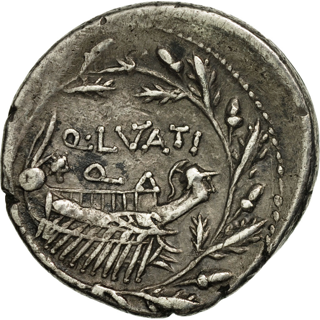 Lutatia, Denarius, Rome, BB, Argento, Crawford:305/1