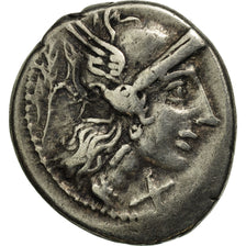 Monnaie, Papiria, Denier, Rome, TTB, Argent, Crawford:276/1