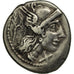 Moneda, Papiria, Denarius, Rome, MBC, Plata, Crawford:276/1