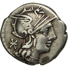 Moneda, Maenia, Denarius, Rome, MBC, Plata, Crawford:249/1