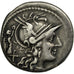 Monnaie, Terentia, Denier, Rome, TTB, Argent, Crawford:217/1