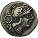 Cloulia, Fourrée Denarius, Rome, EF(40-45), Silver, Crawford:260/1