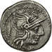 Moneda, Domitia, Denarius, Rome, MBC, Plata, Crawford:261/1