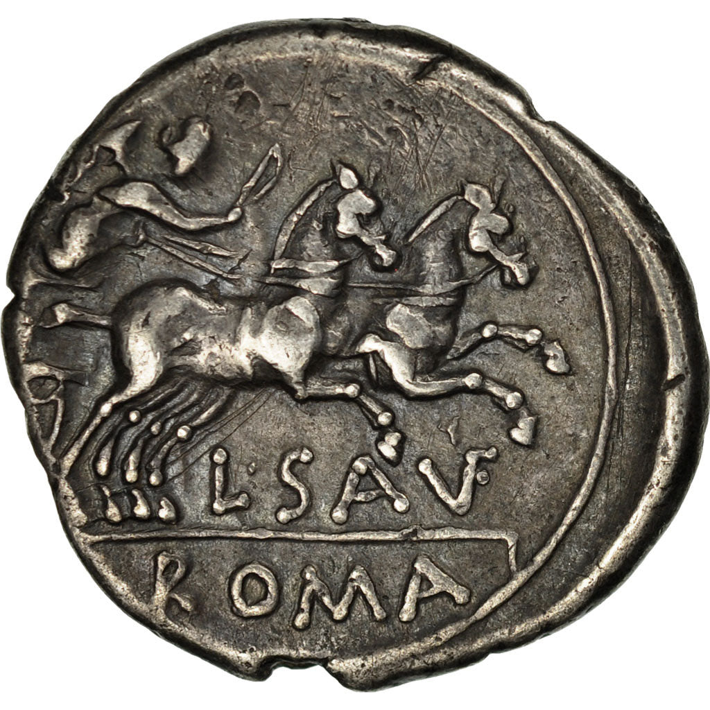 Coin, Saufeia, Denarius, Rome, AU(50-53), Silver, Crawford:204/1