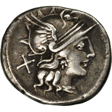 Afrania, Denarius, Rome, BB+, Argento, Crawford:237/1a