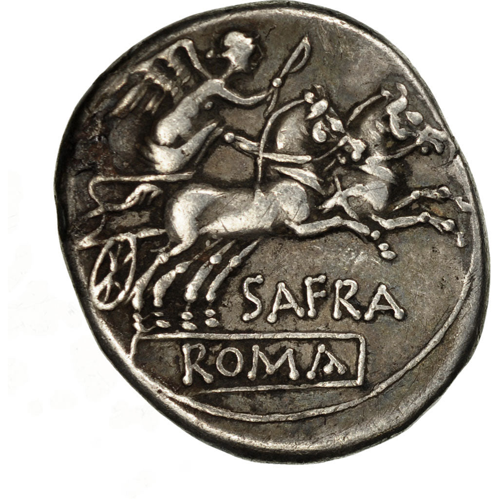 Afrania, Denarius, Rome, BB+, Argento, Crawford:237/1a