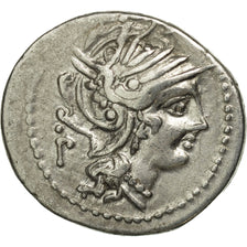 Fundania, Denarius, Rome, MBC+, Plata, Crawford:326/1