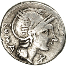 Munten, Flaminia, Denarius, Rome, FR+, Zilver, Crawford:302/1