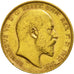 Australien, Edward VII, Sovereign, 1906, Melbourne, SS+, Gold, KM:15